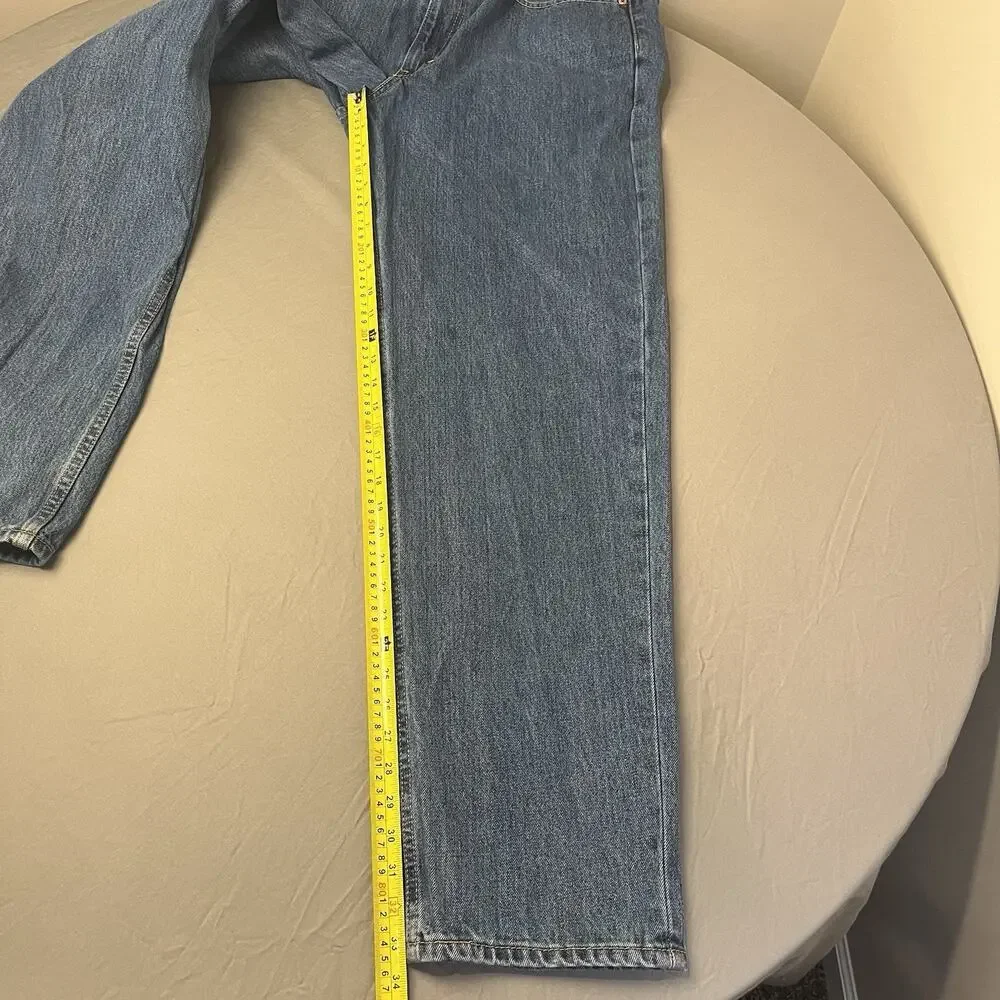Levis 550 Jeans Mens 38x34 Blue Denim Original Relaxed Fit 100% Cotton - Picture 5 of 8